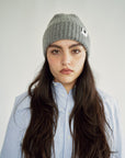 W Beanie in Cloud