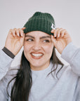 W Beanie in Fern